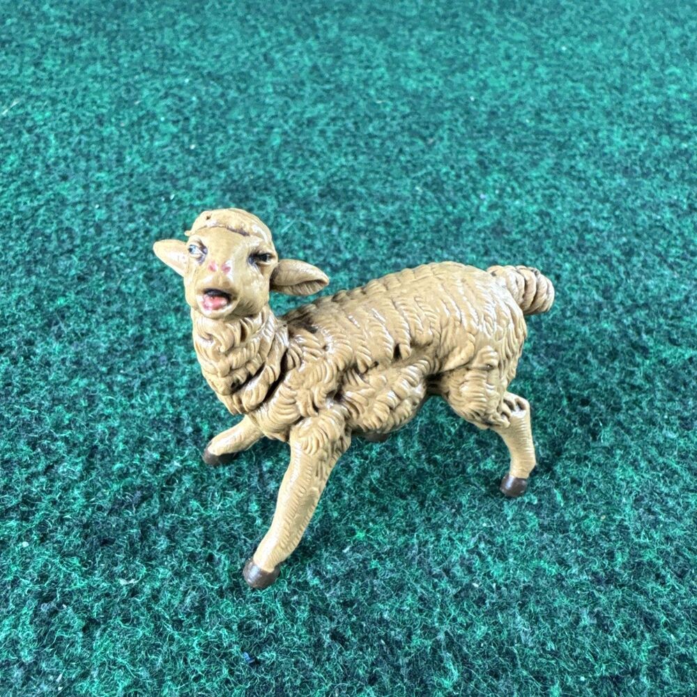 VINTAGE Fontanini Nativity Figurine Baby Sheep Lamb Made in Italy 1980's